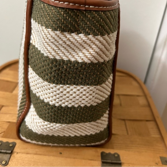 Tory Burch - McGraw Stripe Small Bucket Bag - Picture 15 of 16